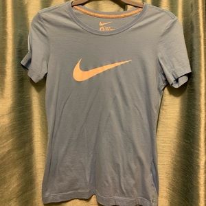 Nike logo slim fit top